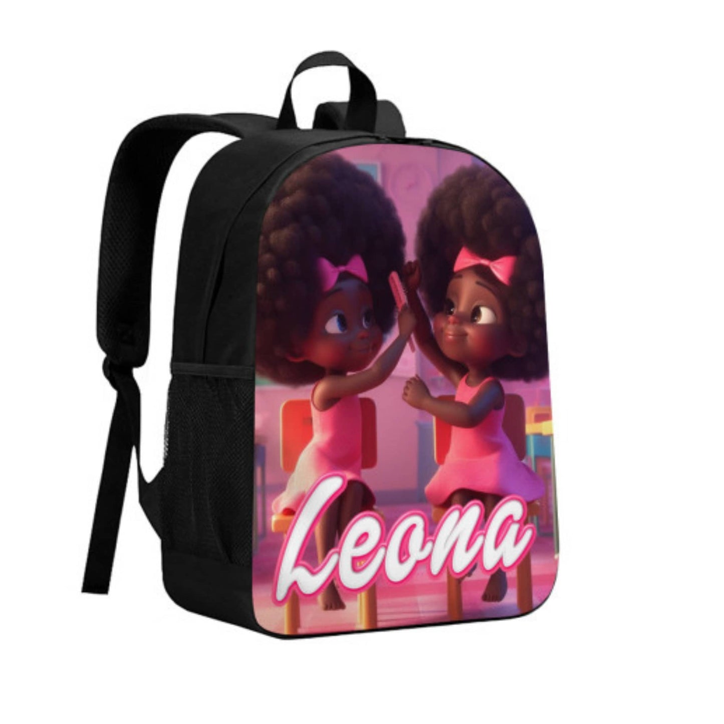 Personalised Afirmation Natural Hair Backpack