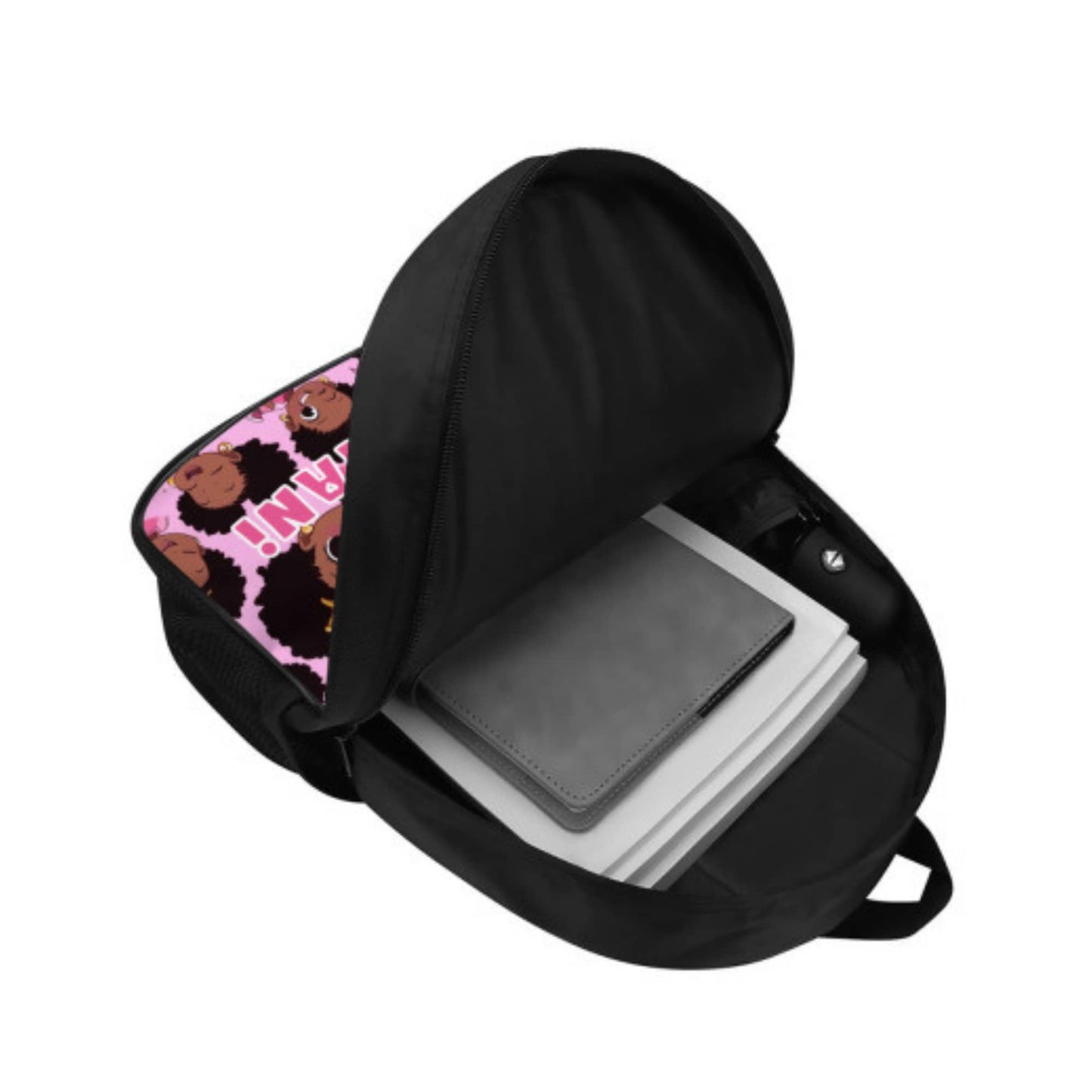 Personalised Affirmation Back Pack For Melanin Brown Girls