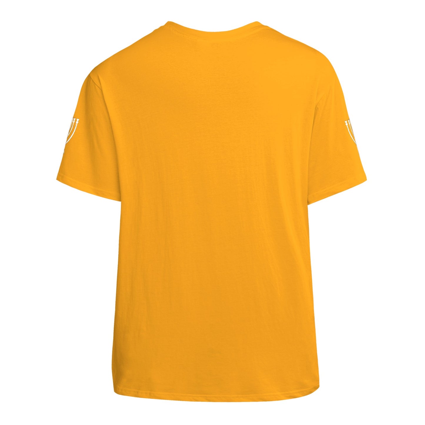 4 Sides Simple Print Cotton Unisex T-shirt Short Sleeve