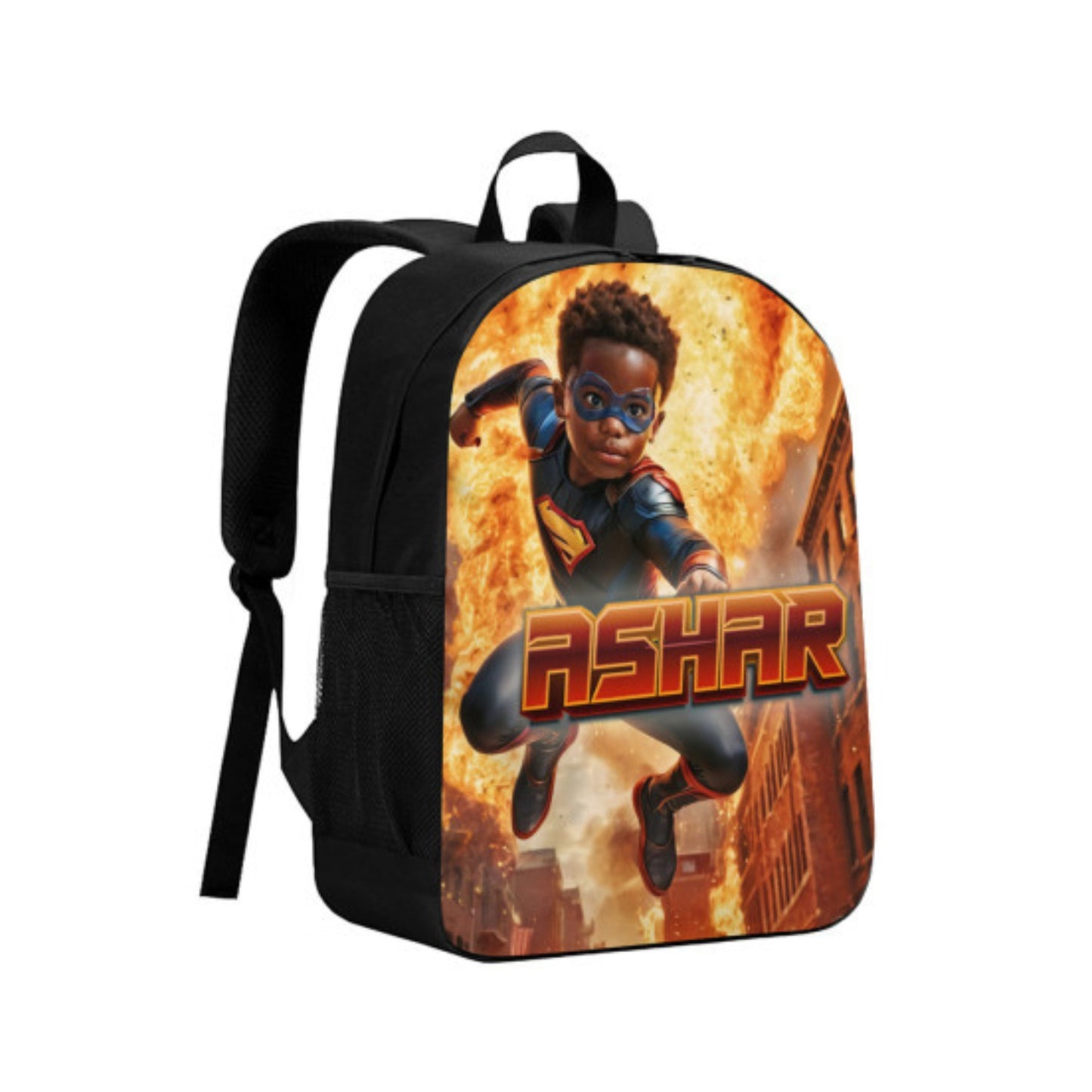 Personalised Super Hero Backpack For Boys