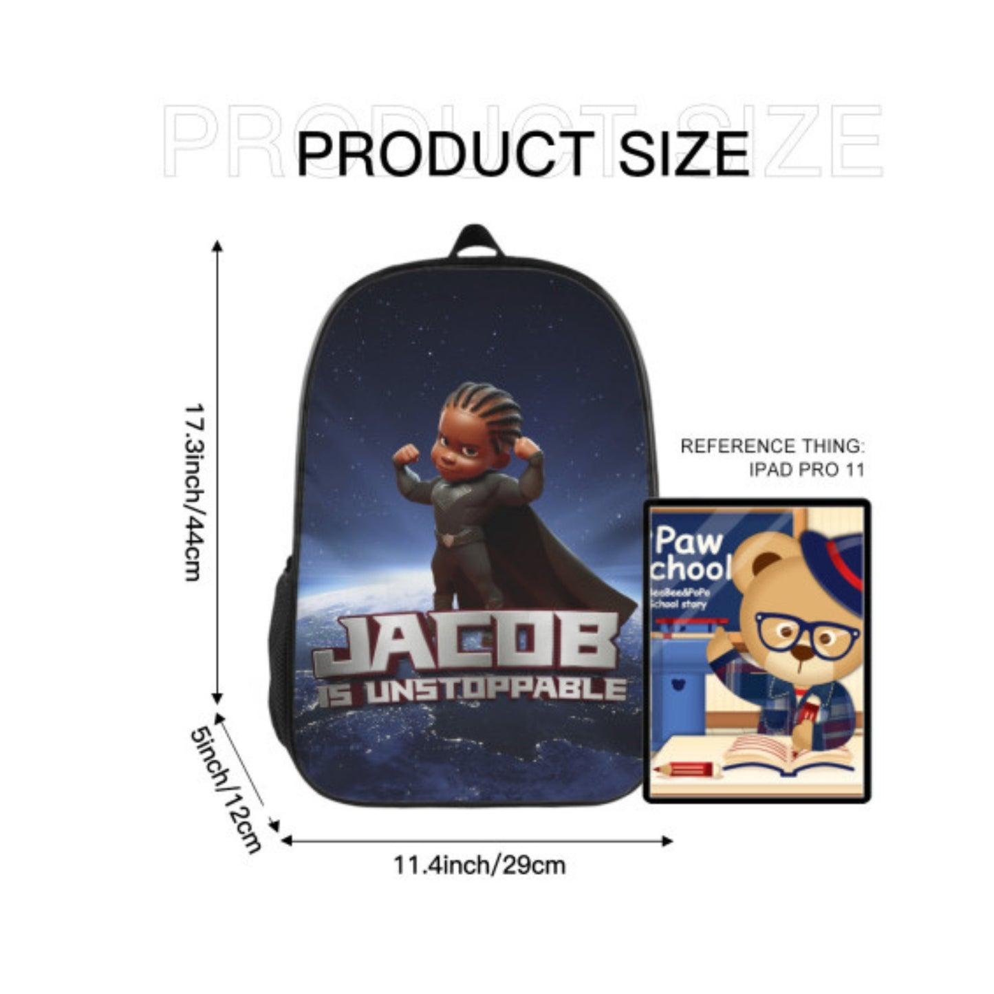 Custom Name School Bag For Boys