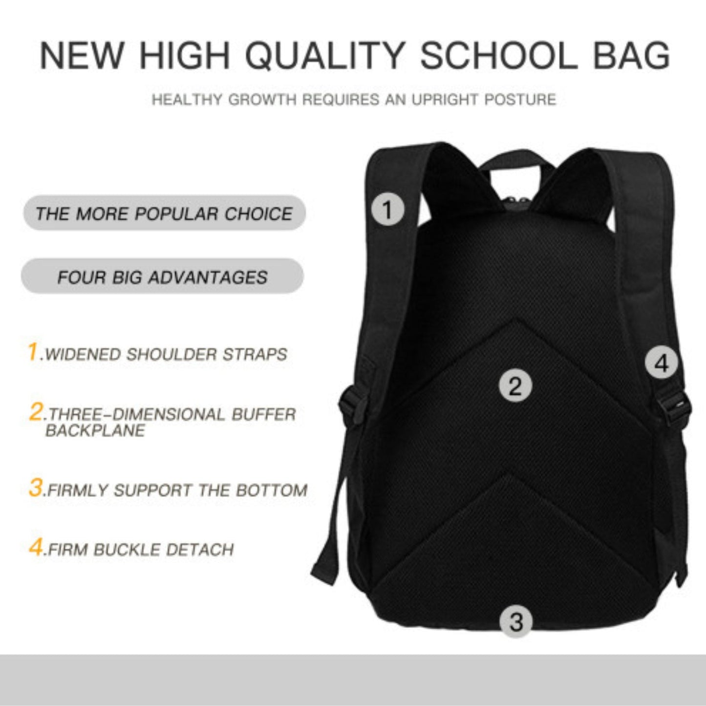 Custom Name School Bag For Boys