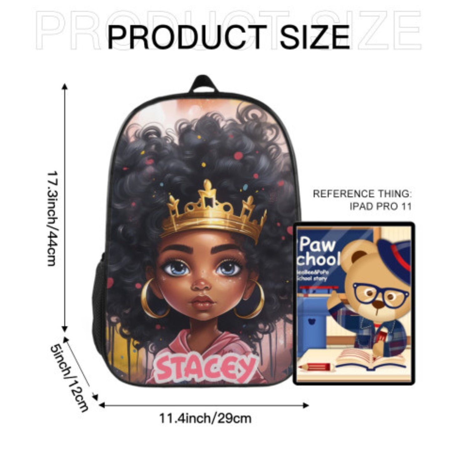 Personalised Name Backpack For Little Girls