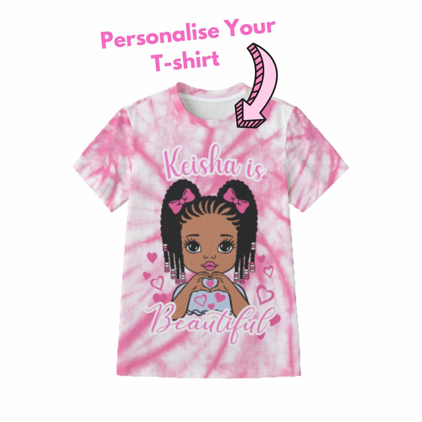 Personalised I Am Beautiful T-shirt