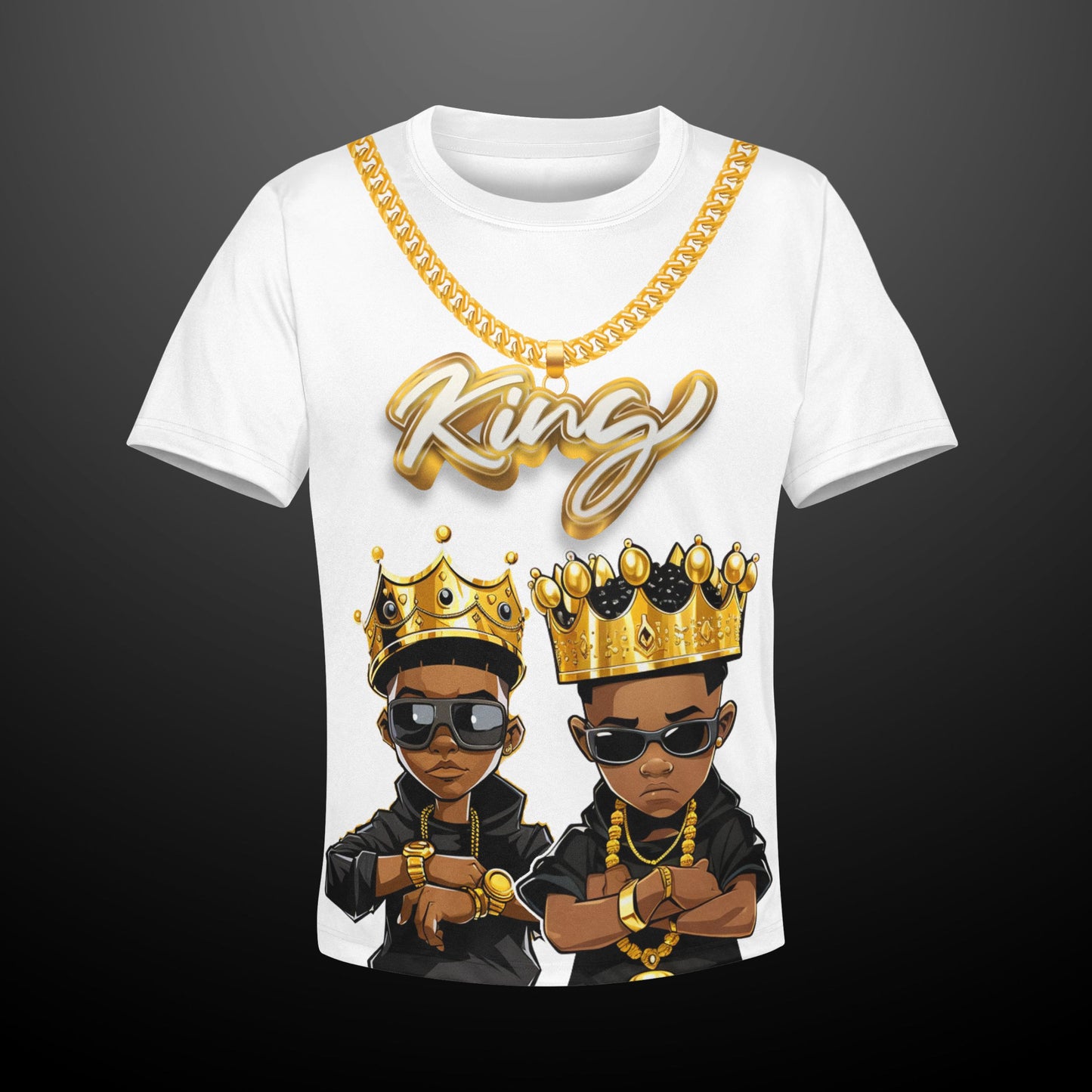 Young King T-shirt White