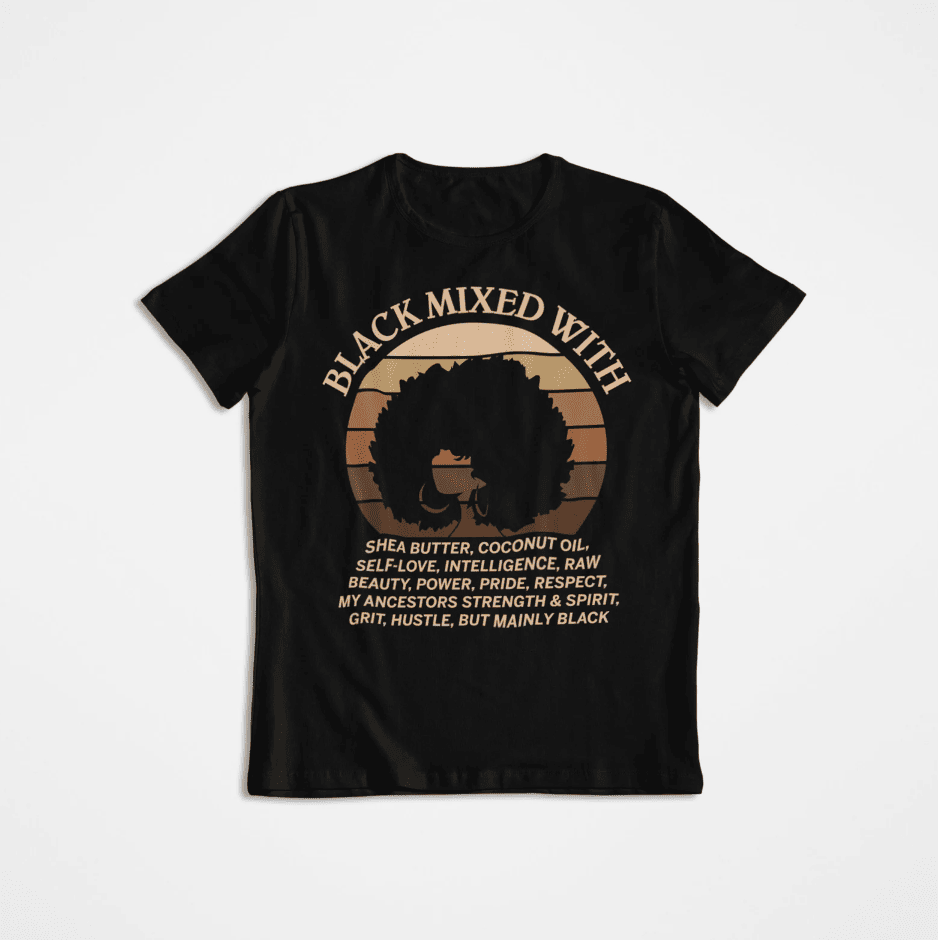 Black Mixed With T-shirt