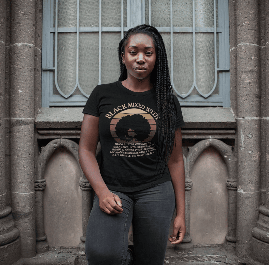 Black Mixed With T-shirt