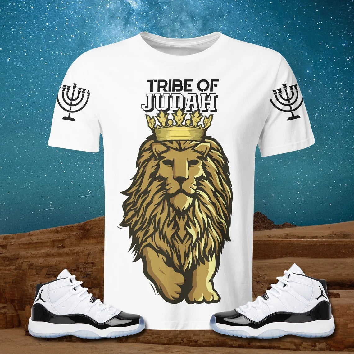 Tribe Of Judah White Tee