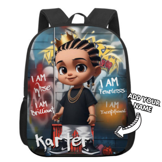 Personalised Children's School Bag For Boys