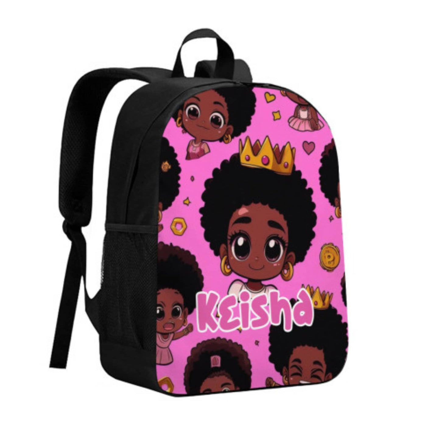 Personalised Affirmation Black girl Backpack