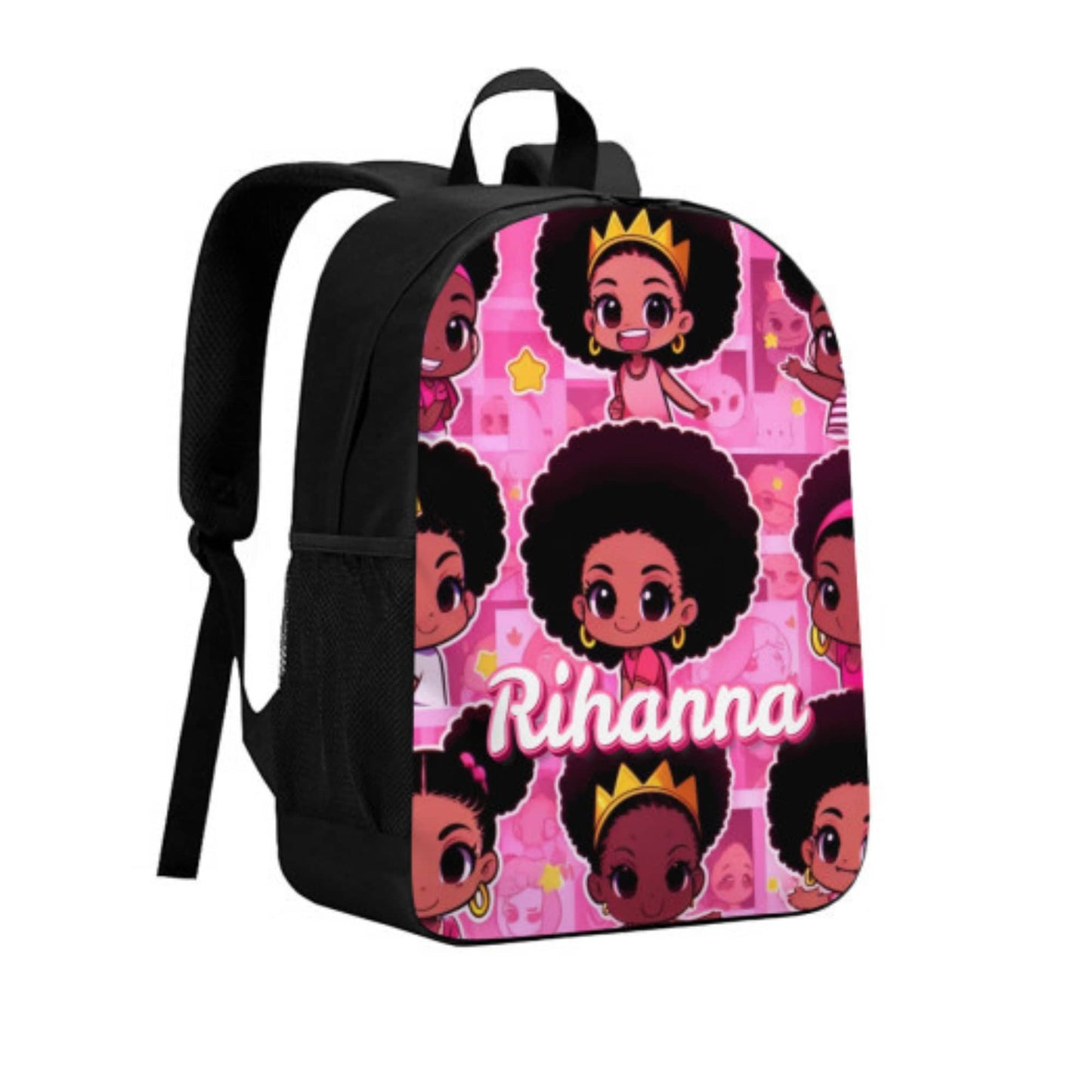 Personalised Affirmation Back Pack For Melanin Brown Girls