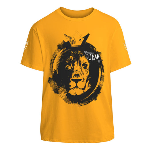 4 Sides Simple Print Cotton Unisex T-shirt Short Sleeve