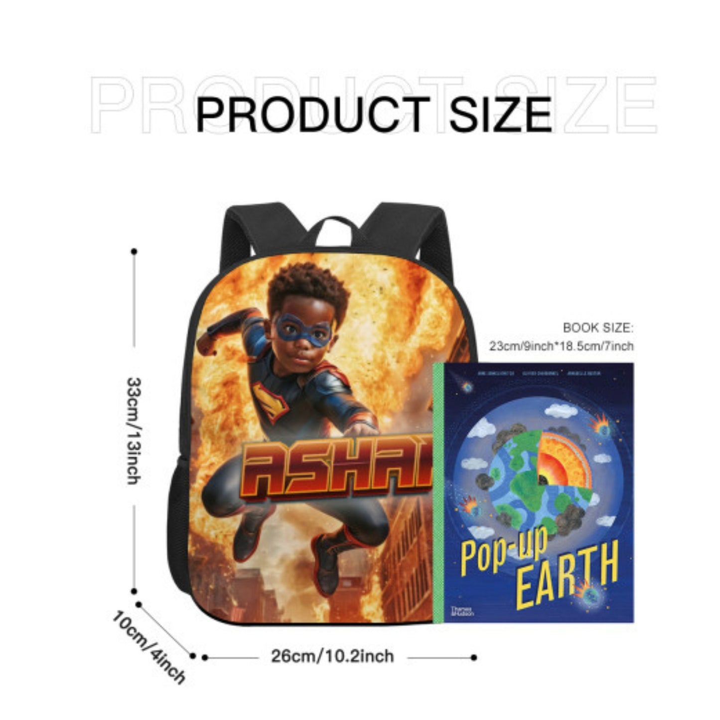 Personalised Super Hero Backpack For Boys