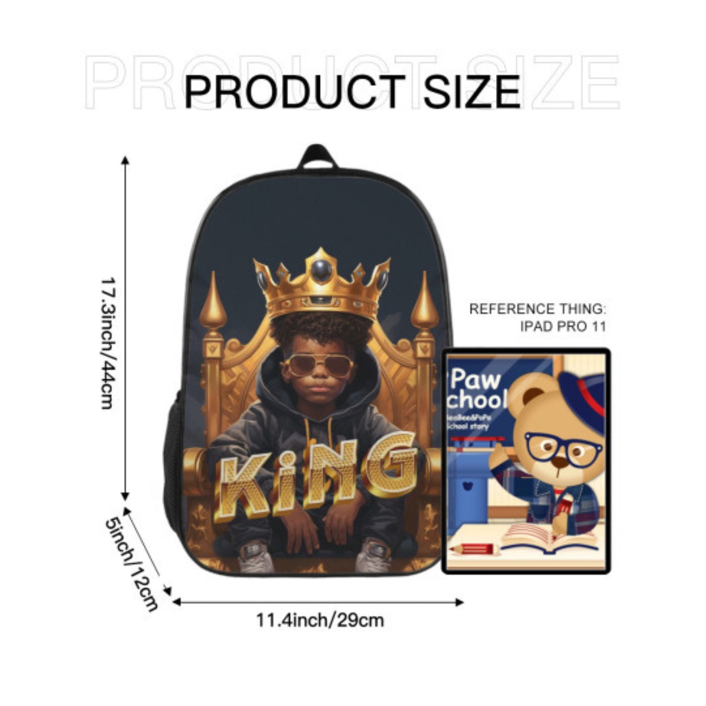 King Transformation School Bag