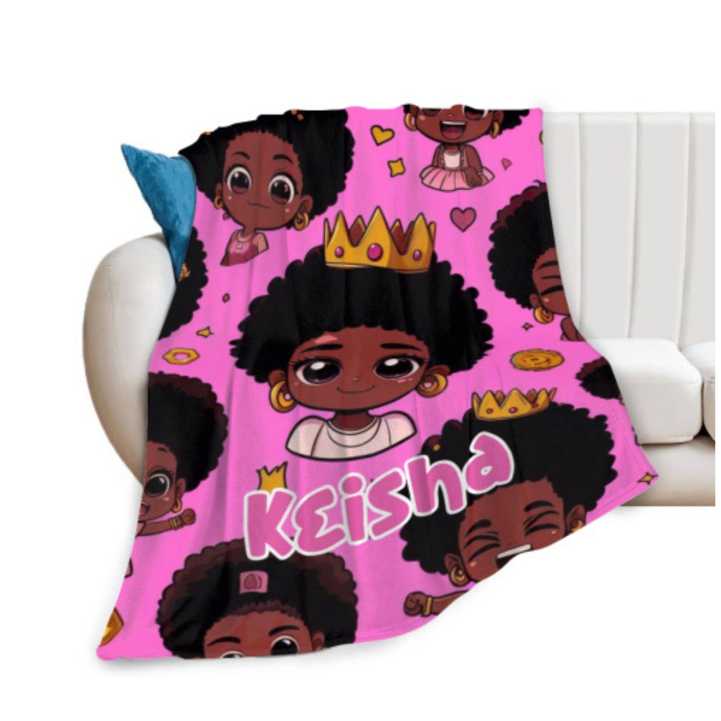 Custom Name Blanket For Girls