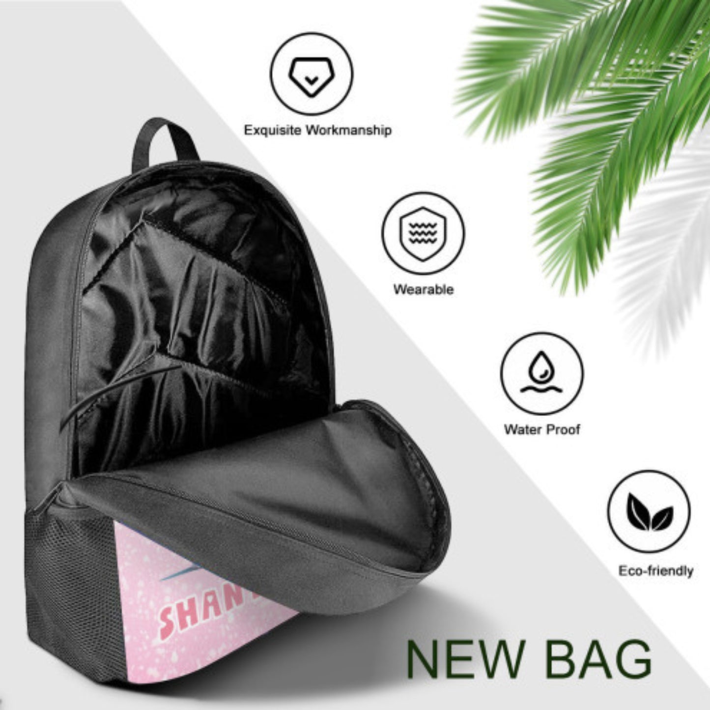Personalised Affirmation Children's Backpack For Girls