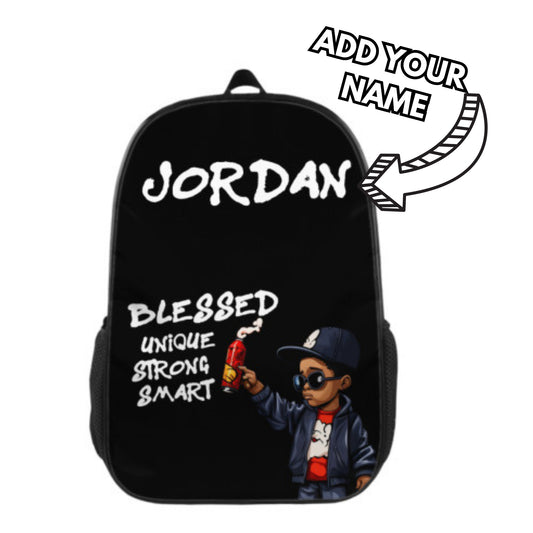 Custom Name Affirmation School Bag For Boys