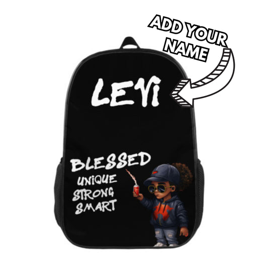 Custom Name Childrens School Bag
