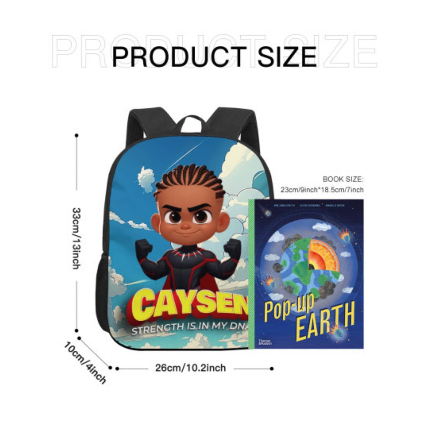 Personalised Children's School Bag For Boys