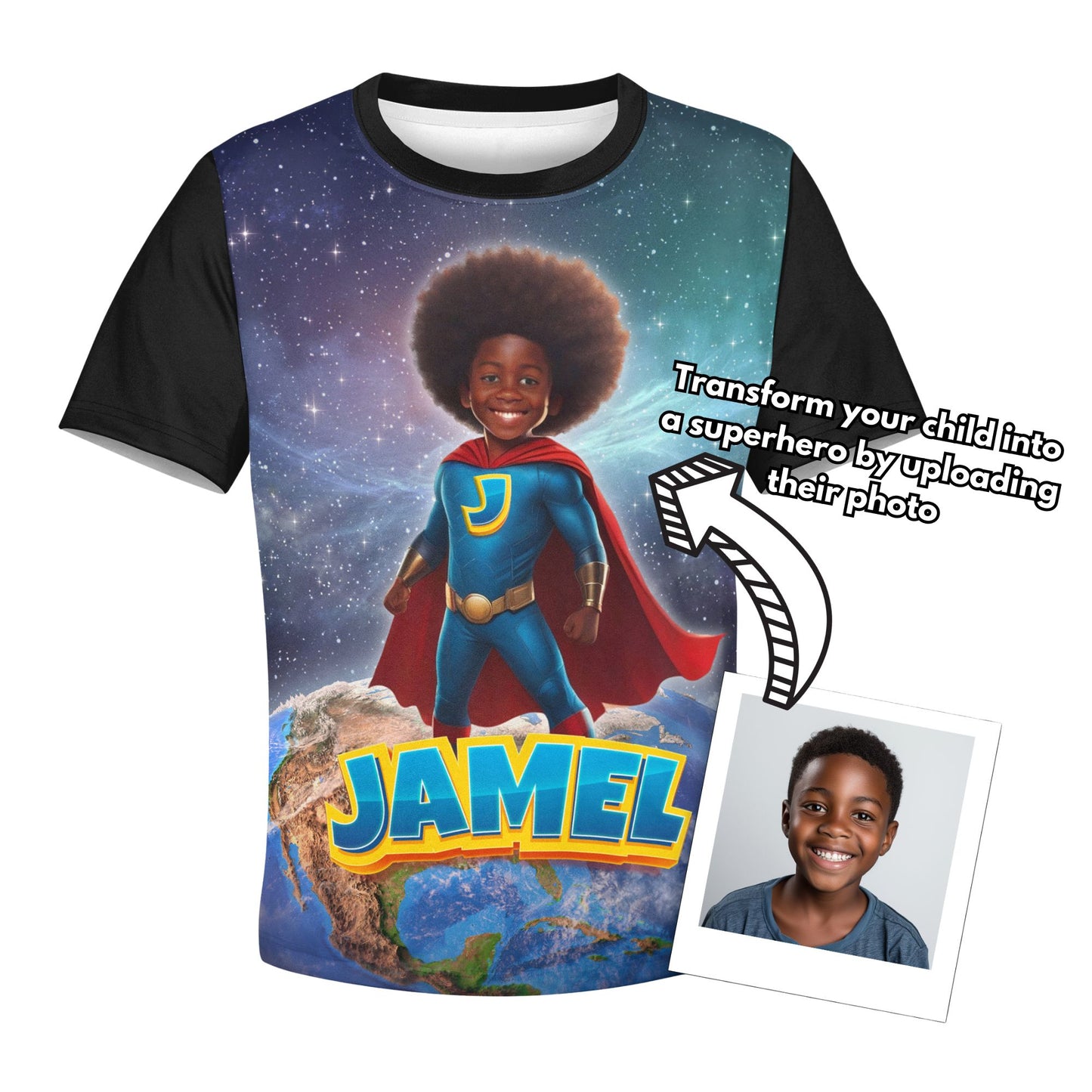 Personalised Super Hero T-shirt