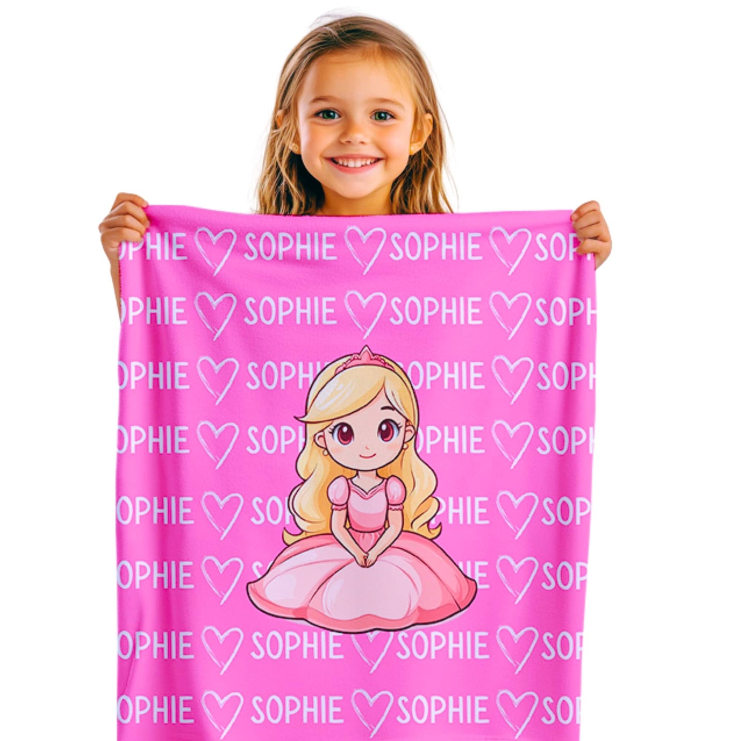 Personalized Name Blanket For Girls