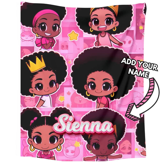 Custom Princess Name Blanket For Girls