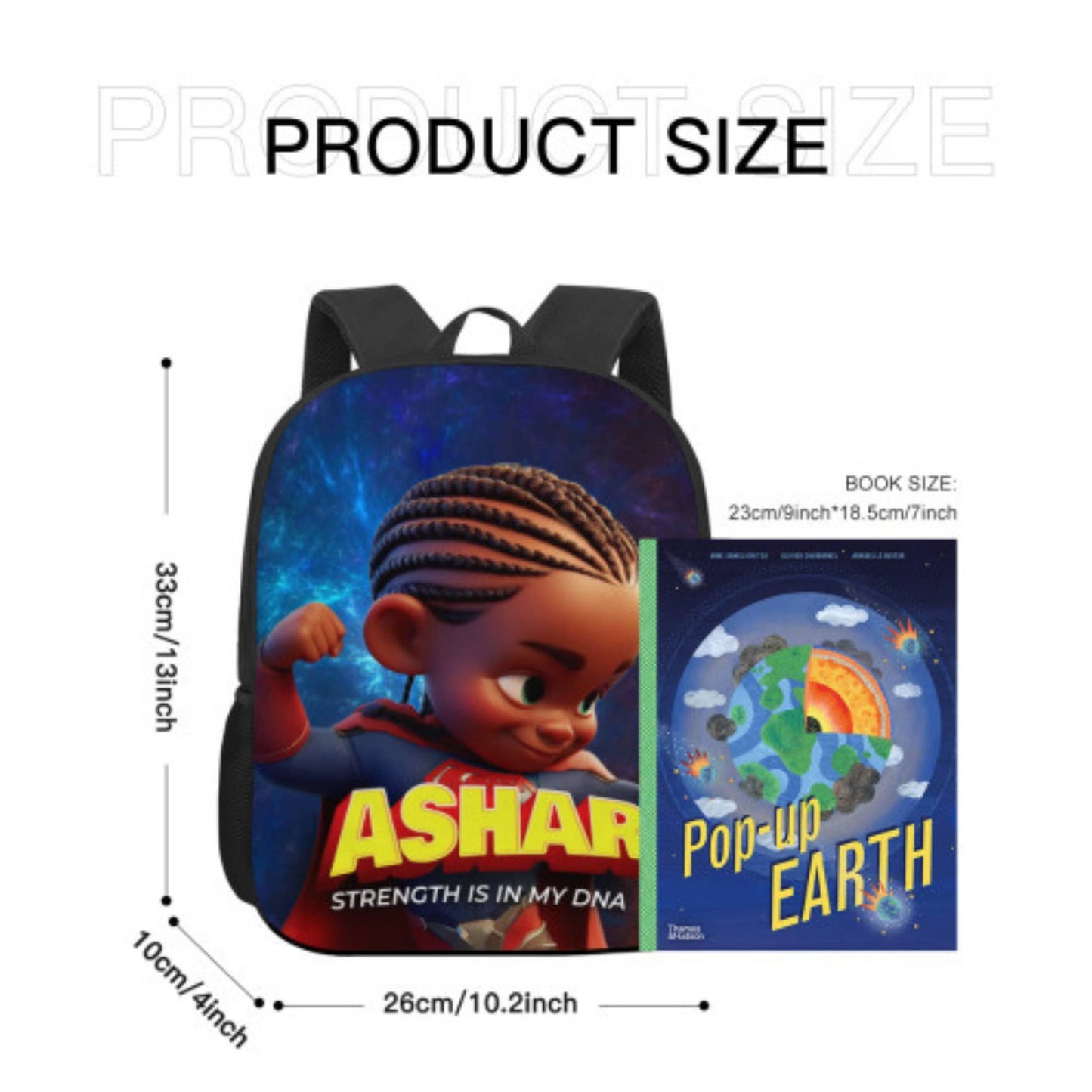 Personalised Affirmation Black Boy Backpack