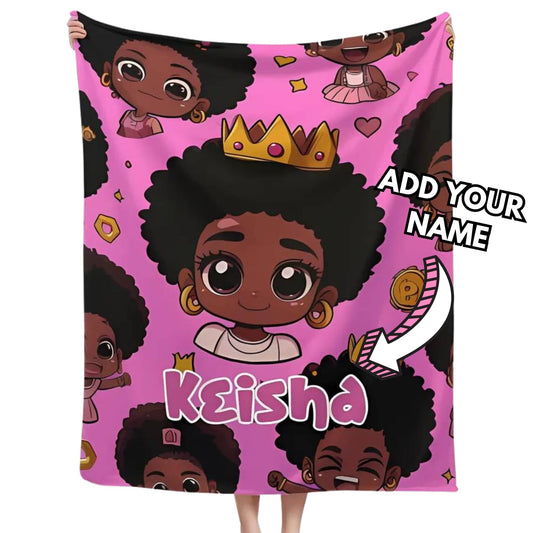 Custom Name Blanket For Girls