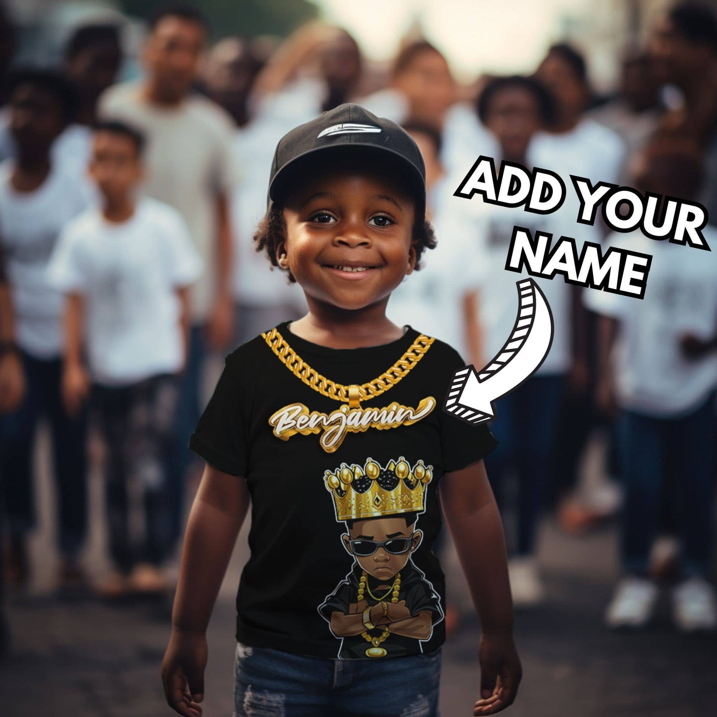 Bling Name T-shirt Personalised