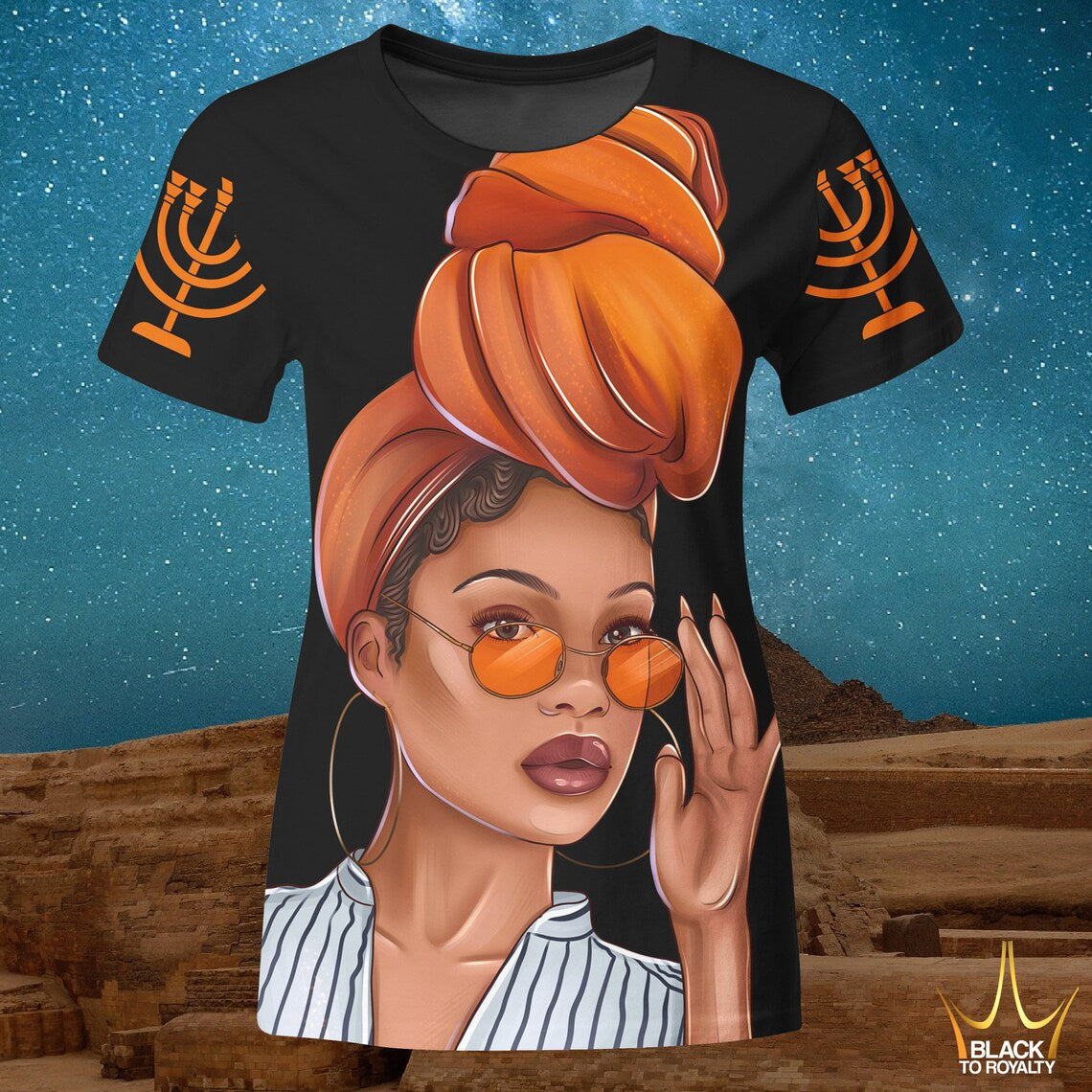 Israelite headwrap T-shirt